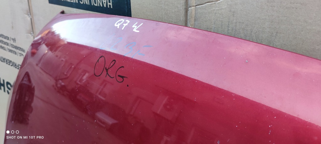 фото №14, Капот крышка двигателя audi q7 4l оригинал lz3f