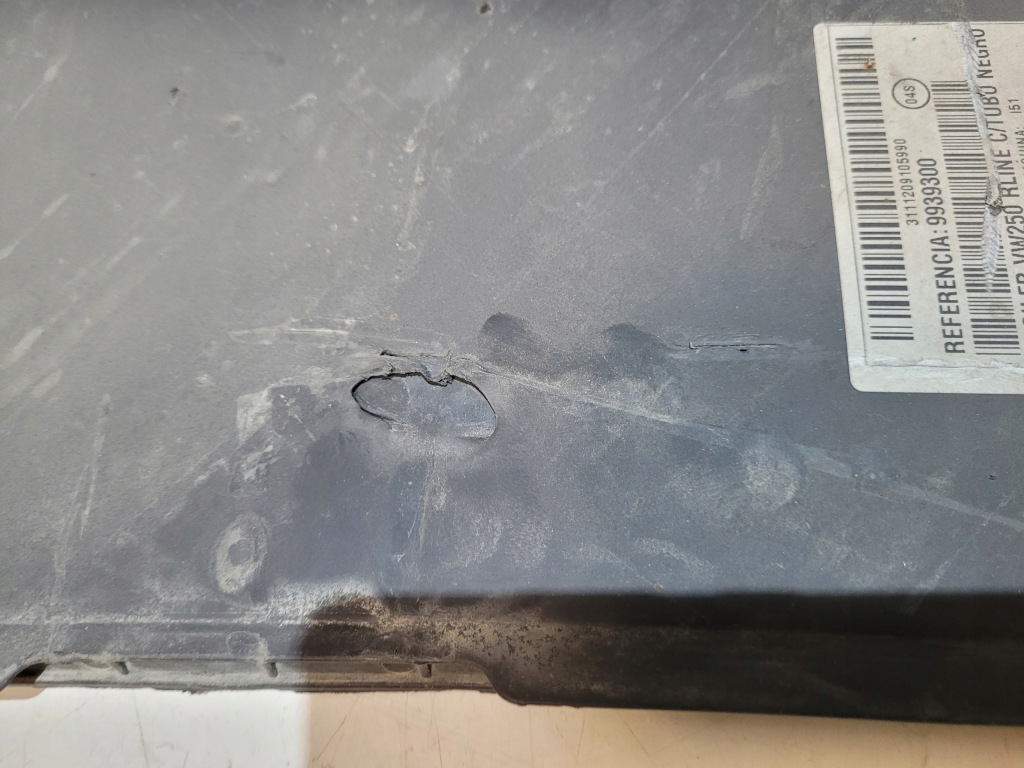 фото №7, Спойлер накладка бампера задняя vw polo v 6r gti r-line 09+