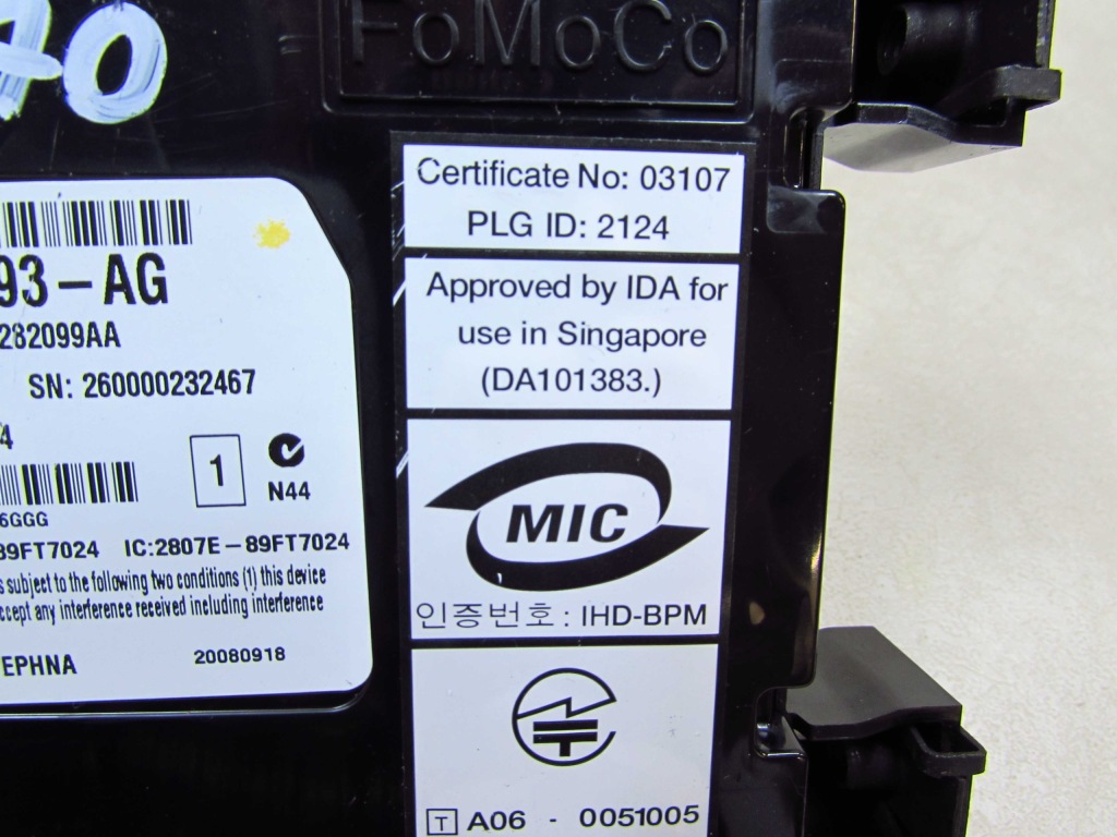 Volvo s80 ii v70 iii xc 07-16 модуль блок керування bluetooth 7g9n-10d893-ag Недорого