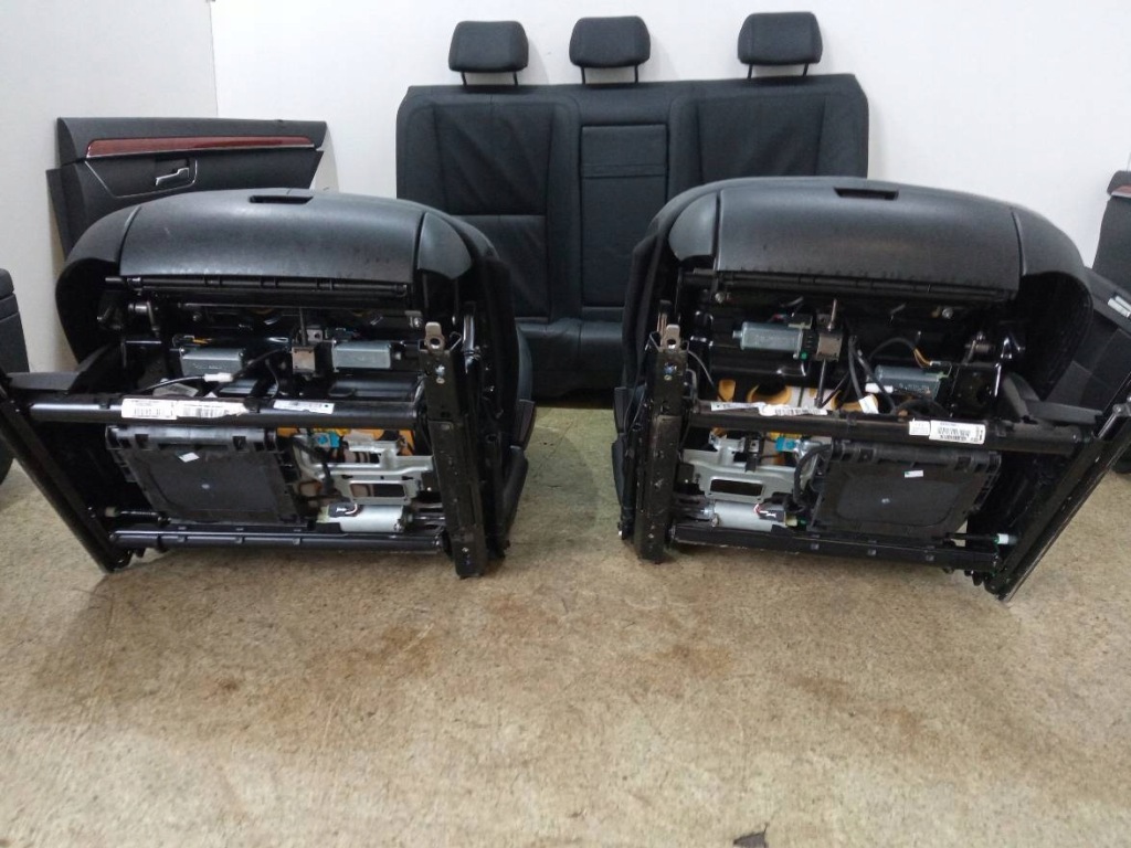 фото №12, Сидіння заднє сидіння обшивки електричний підігрів шкіра короткий mercedes s-klasa w221