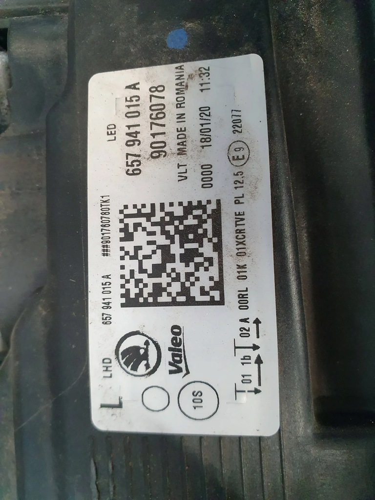 фото №15, Skoda scala 2019-2023 лампа перед передня full led ліва