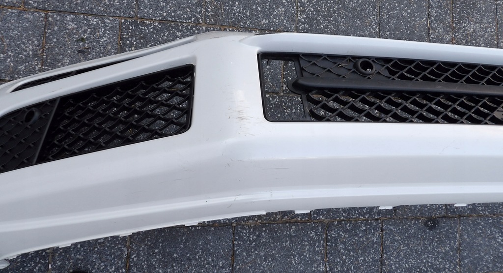 фото №10, Mercedes g klasa w463 бампер передній білий перламутр