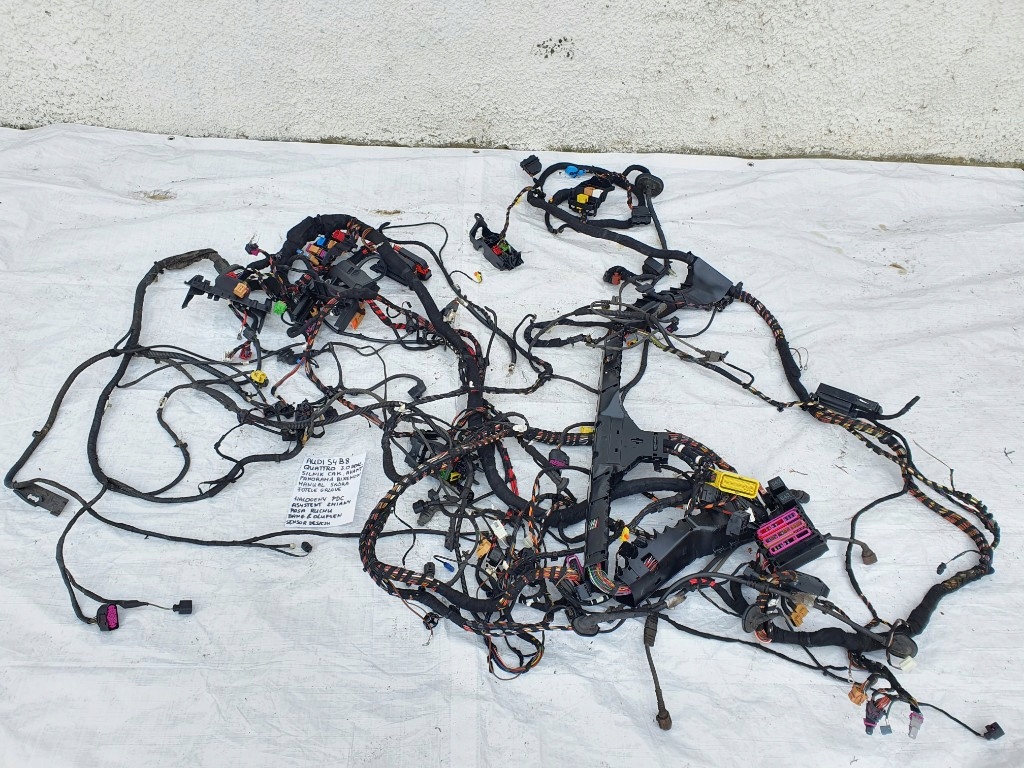 фото №1, Audi s4 a4 8k 3.0fsi cak джгут електропроводка салону