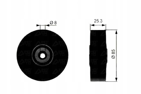 Gates ролик натяжителя Цена