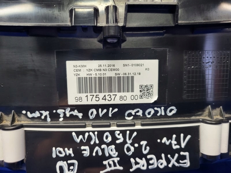 фото №8, Счетчик peugeot expert iii 2.0 bluehdi