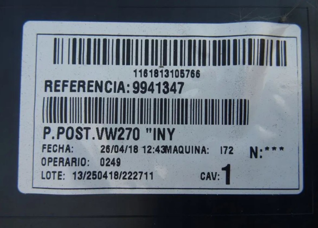 фото №5, Бампер vw polo vi 2g6 2g задняя задний