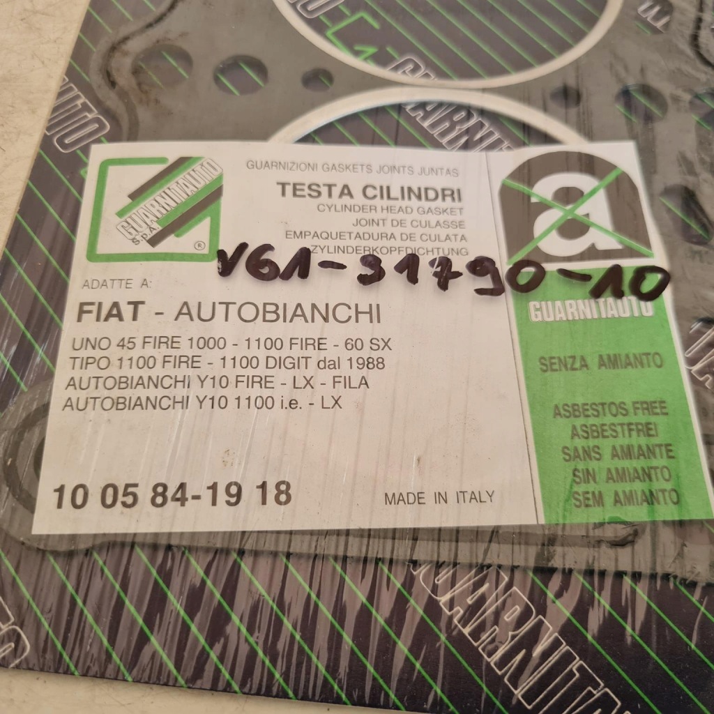 Fiat uno tipo 1.1 прокладка головки guarnitauto 100584-1918 в Украине