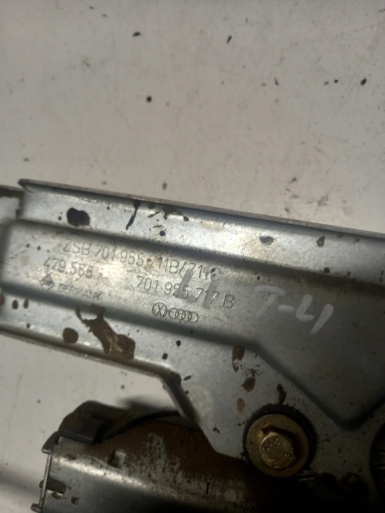 фото №6, Механізм двірники кришки лівий задня задній vw t4