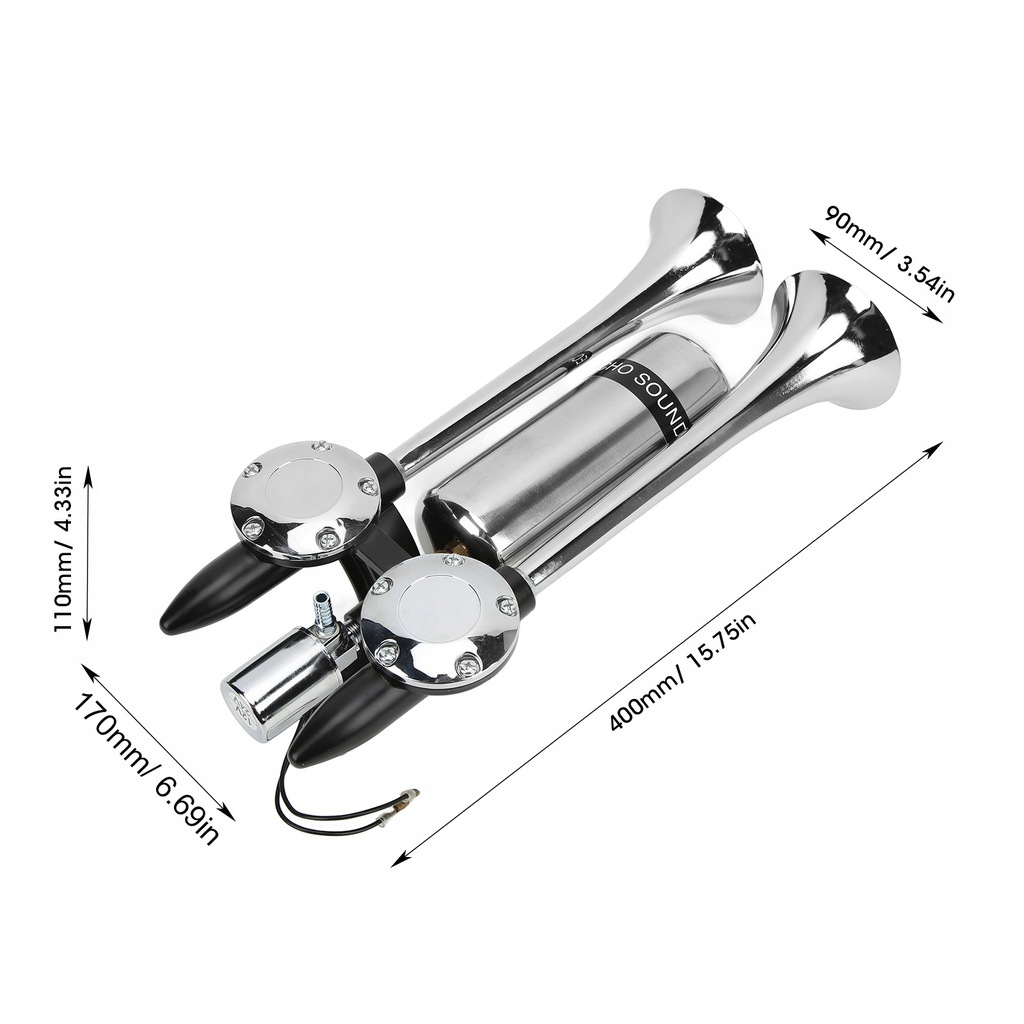 фото №10, Клаксон сигнал звуковой автомобильный tir 12v/2