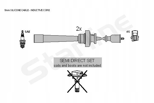 фото №2, Starline дроти запалювання zk 5248