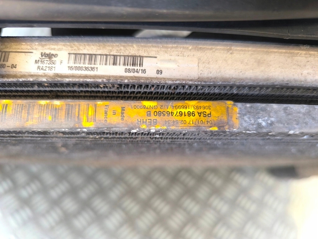 фото №10, Toyota proace ii opel zafira d радиатор wody интеркулер вентилятор