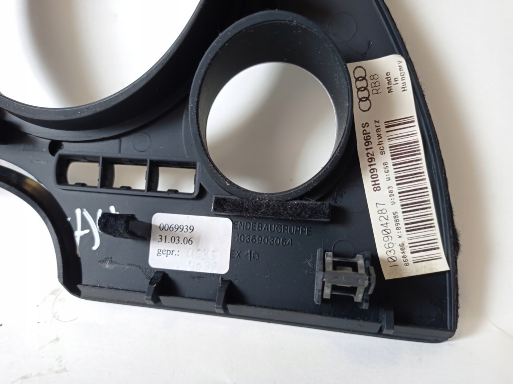 фото №7, Рамка спидометра audi a4 b7 cabrio 8h09192196ps