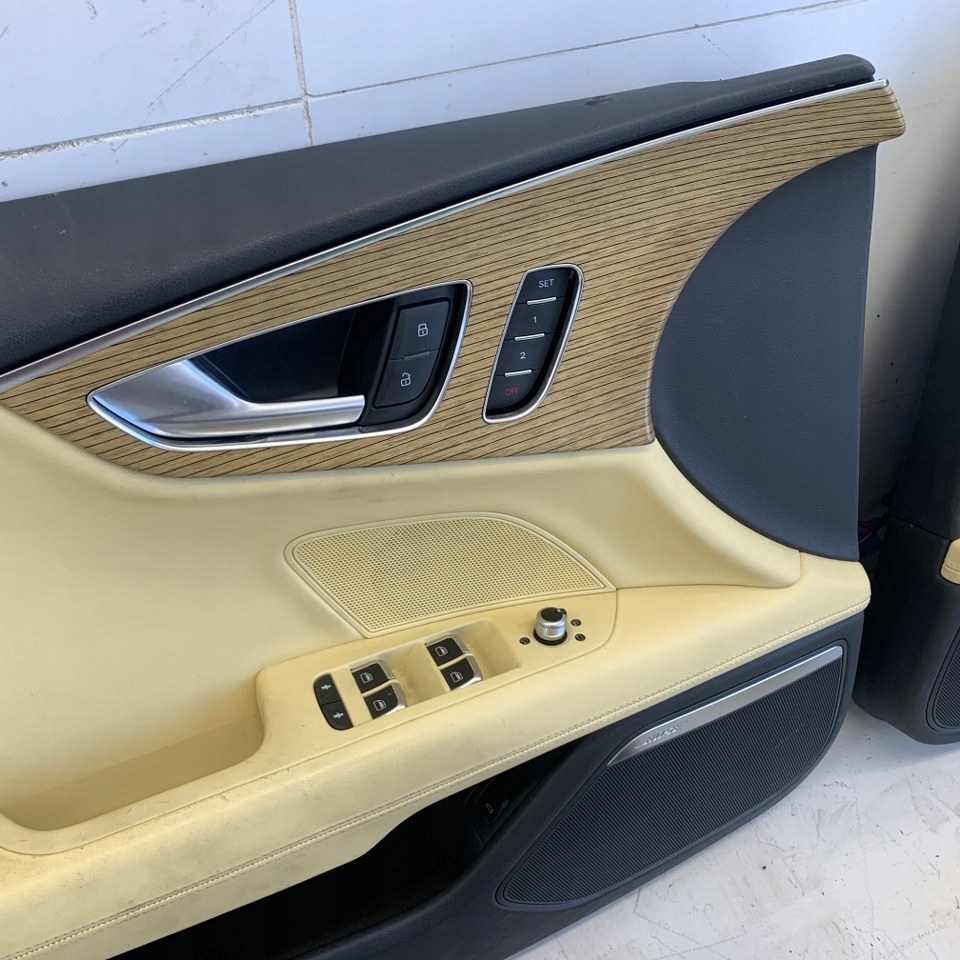 фото №11, Сидіння сидіння декори комплект оббивка обшивки шкіра audi s7 a7 4g8 13r