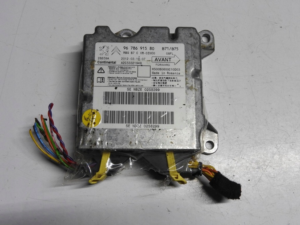 фото №1, Citroen ds4 11-15 модуль подушок подушка безпеки 9678691580