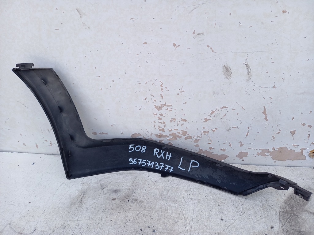 фото №6, Накладка молдинг бампера лівий перед peugeot 508 rxh 9675713777