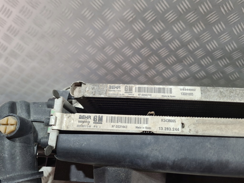 фото №8, Комплект радіатор радіатор wody вентилятор opel meriva b 1.4 16v