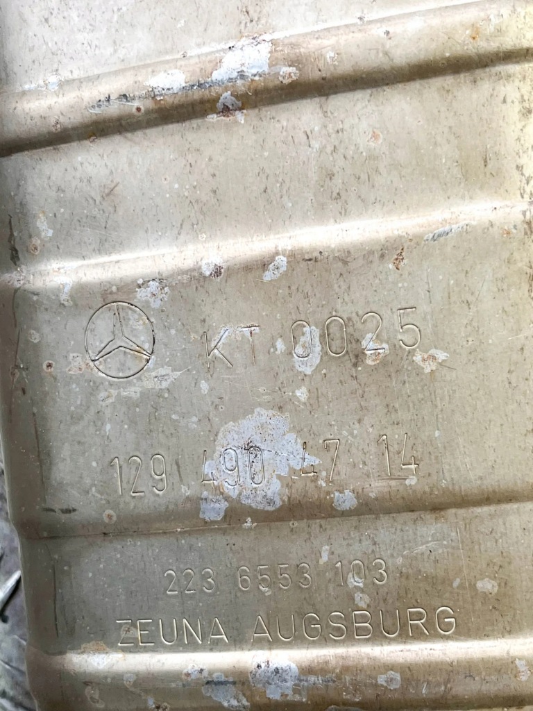 Каталізатор mercedes-benz sl r129 a1294904714 30033414 6.0l 290kw 1998 Доставка