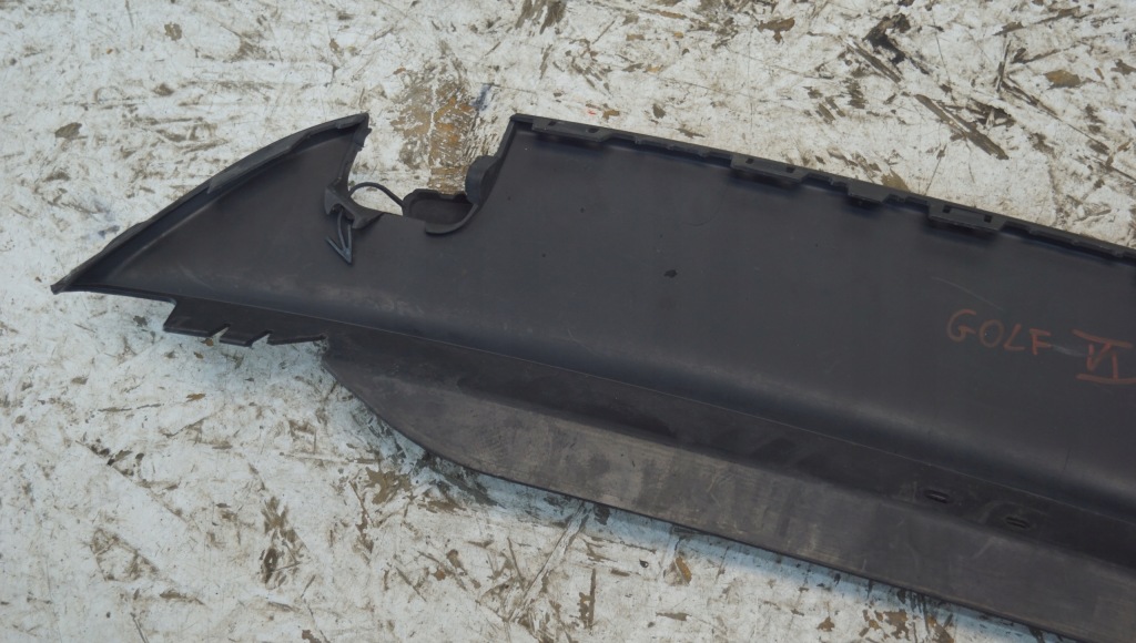 фото №11, Накладка диффузор бампера задняя vw golf vi hb 5k6807521m