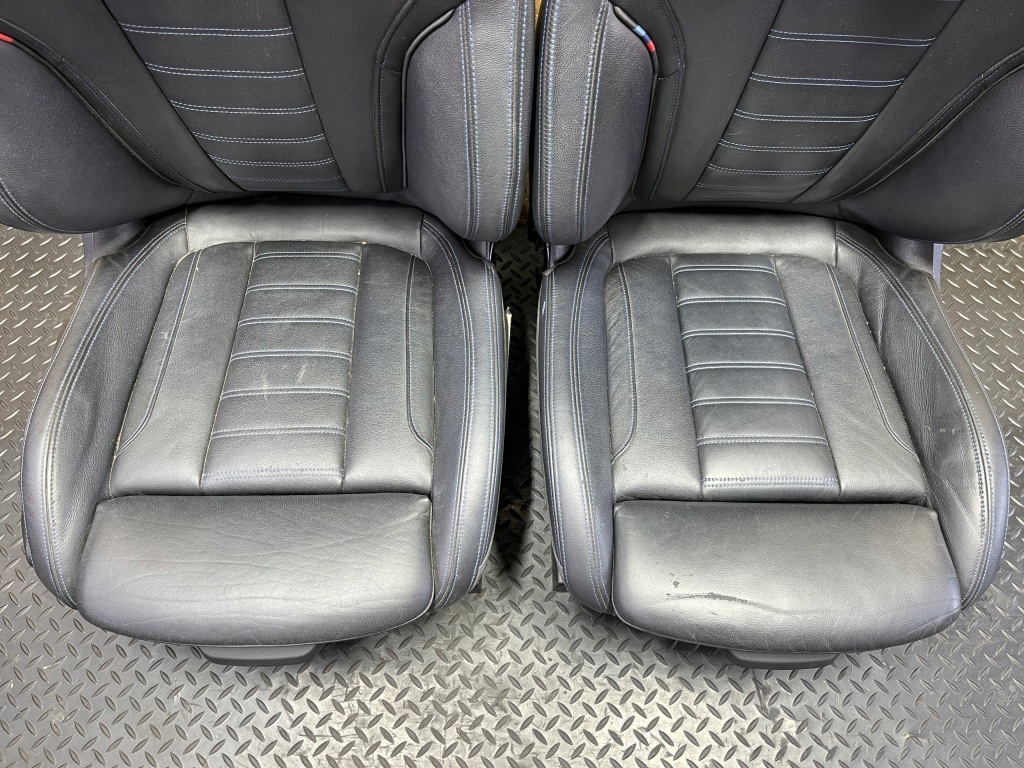 фото №13, Сидіння заднє сидіння обшивки bmw x4 g02 m40i czarna шкіра підігрів електричний europa