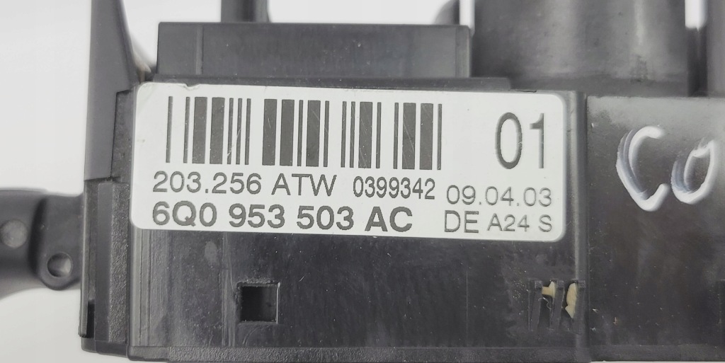 фото №6, Vw polo 9n ibiza iii переключатели переключатель комбинированный света 6q0953503ac