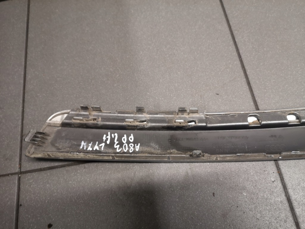 фото №10, Молдинг бампера правый перед a8 d3 lift 4e0807224ab