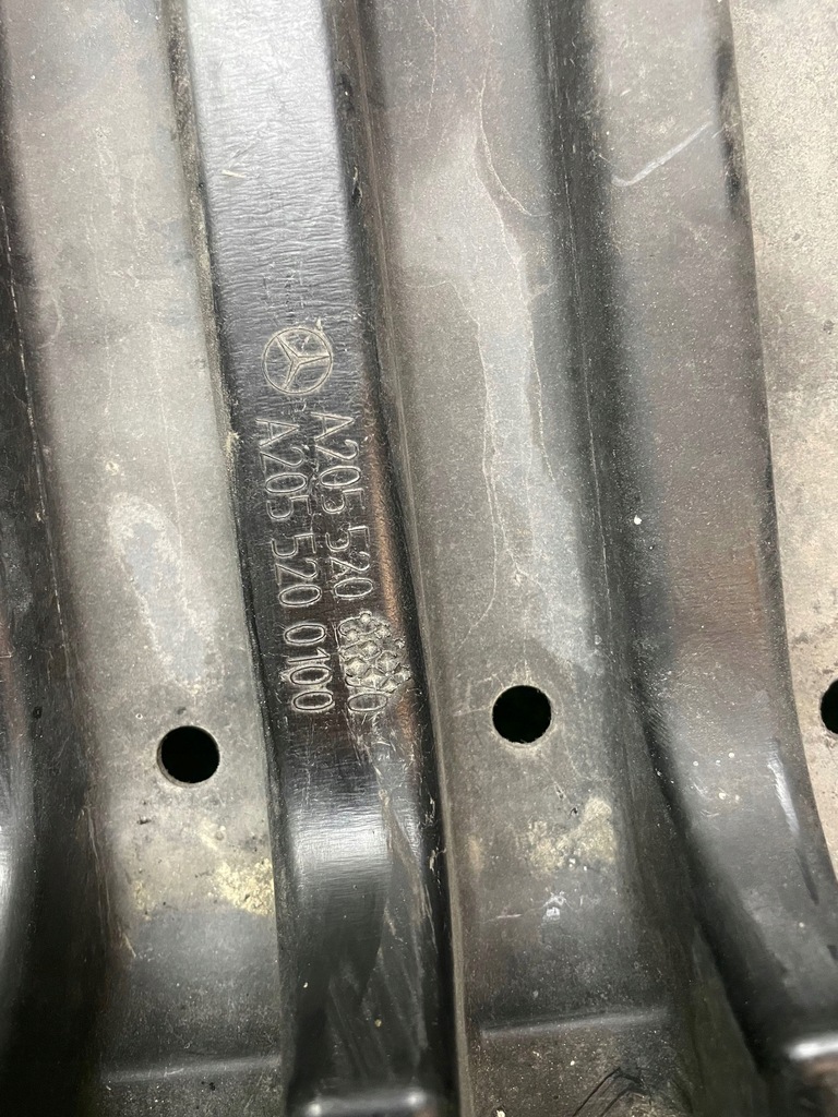 фото №9, Mercedes c-klasa w205 плита защита pod бампер перед