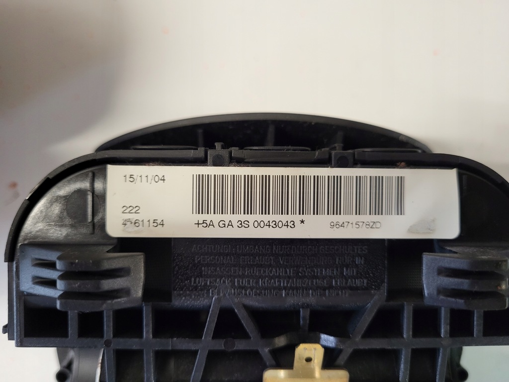 фото №7, Воздуховод подушка подушка безопасности citroen c4 i hb