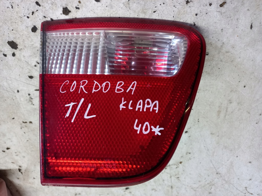 фото №1, Лампа задня ліва з кришки задня seat cordoba i lift