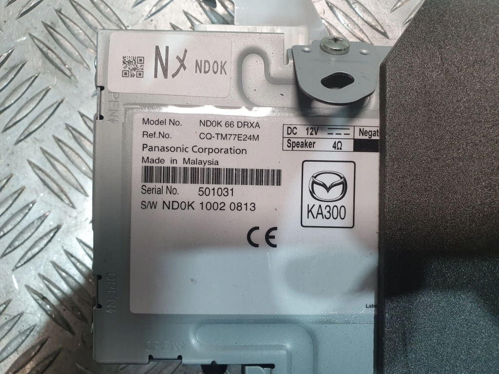 фото №2, Усилитель тюнер радио mazda mx-5 rf iv nd 16-