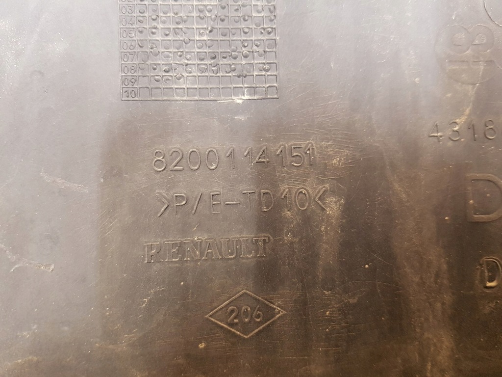 фото №3, Молдинг бампера перед 2szt комплект renault megane ii