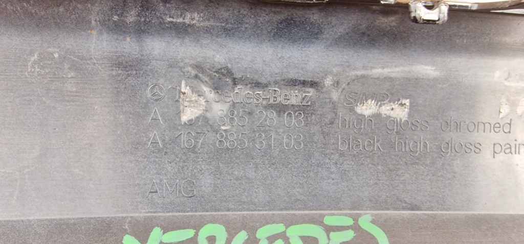 фото №6, Mercedes gle w167 дифузор накладка спойлер задня