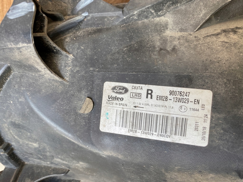 фото №8, Ford galaxy mk4 лампа правый перед full led