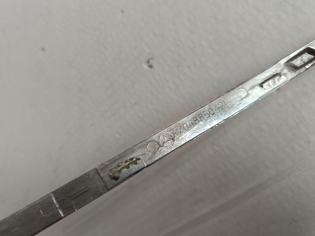 фото №13, Хром молдинг бампера задняя a2048850421 mercedes w204