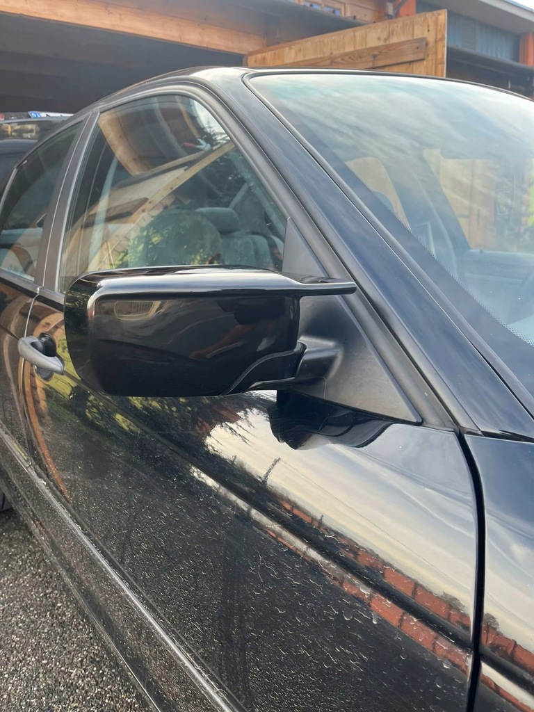 фото №8, Корпус зеркал bmw m e46 e39 чёрный блеск