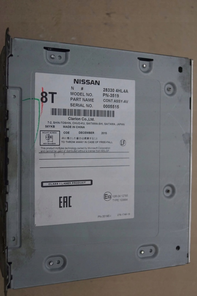 фото №7, Радіо навігація infiniti q60 283304hl4a