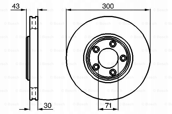 фото №3, Тормозные диски тормозные колодки перед bosch jaguar s-type ii