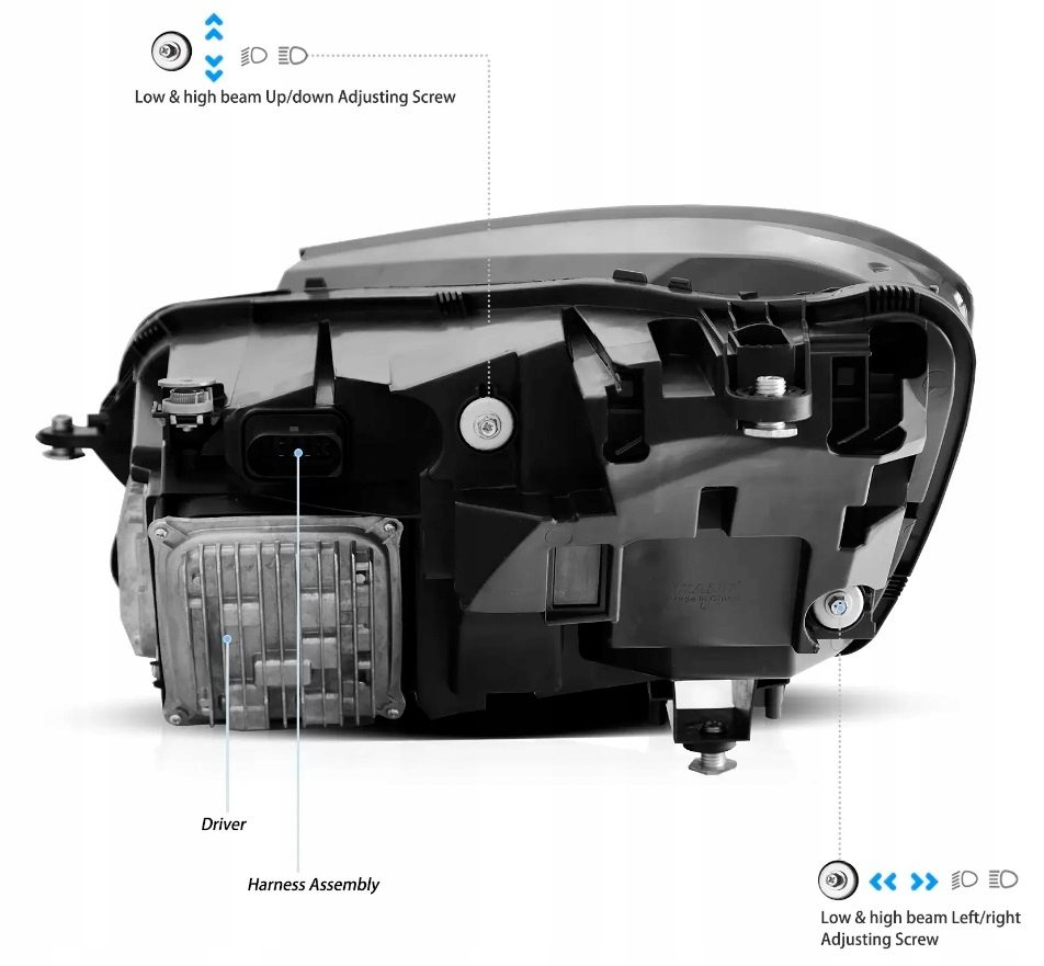 Фари ліхтарі  комплект  full led рестайлінг  look mercedes s-klasa 222 2013-2017 Оригінал