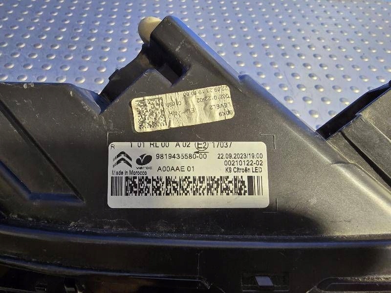 фото №13, Citroen berlingo iv c3 iii 9819435580 led drl лампа do рух dziennej правий
