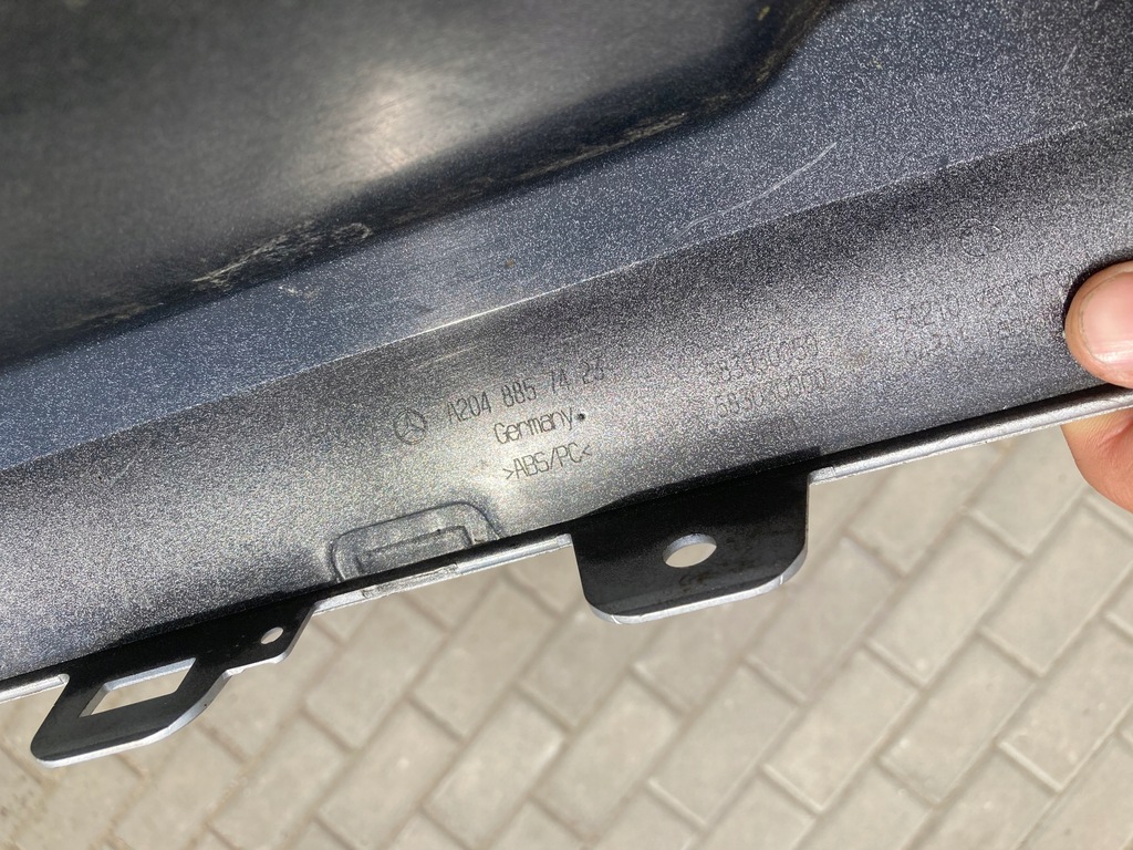 фото №9, Mercedes-benz glk x204 w204 08- спойлер диффузор накладка задняя a2048857423