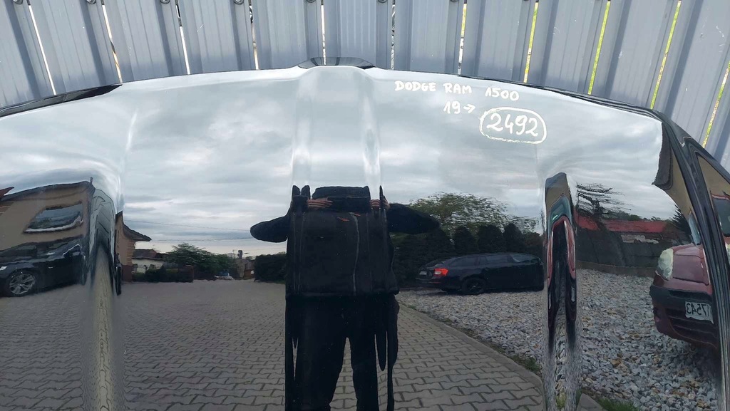 фото №5, Dodge ram 19- капот крышка двигателя перед 2492