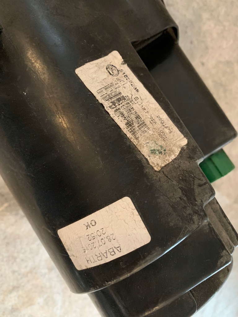 фото №4, Fiat 500 08-14 левый противотуманная фара + drl