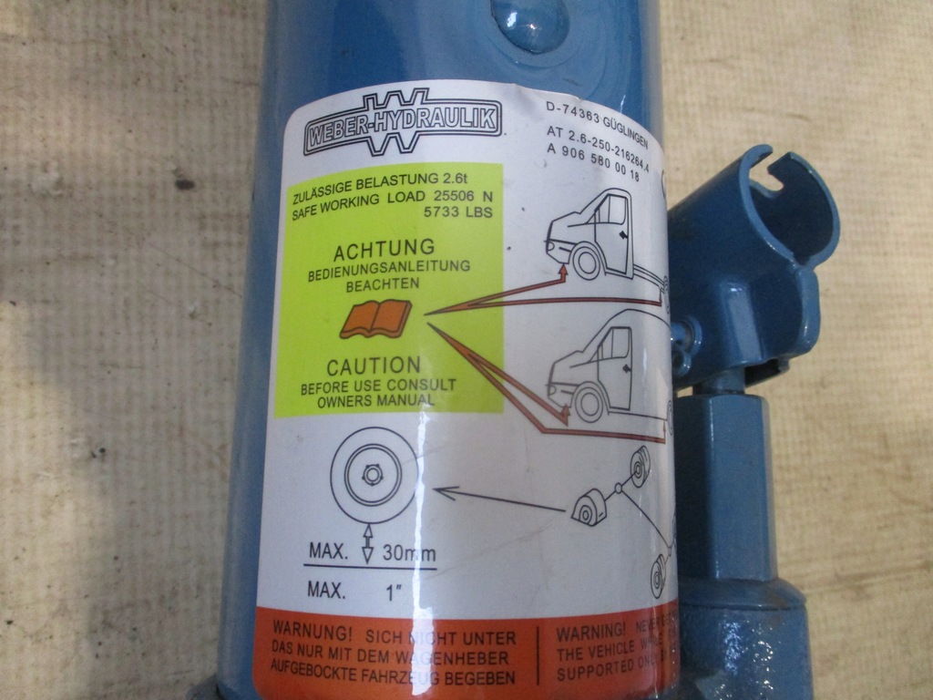 фото №11, Домкрат вживаний + ключ vw crafter a906 580 0018