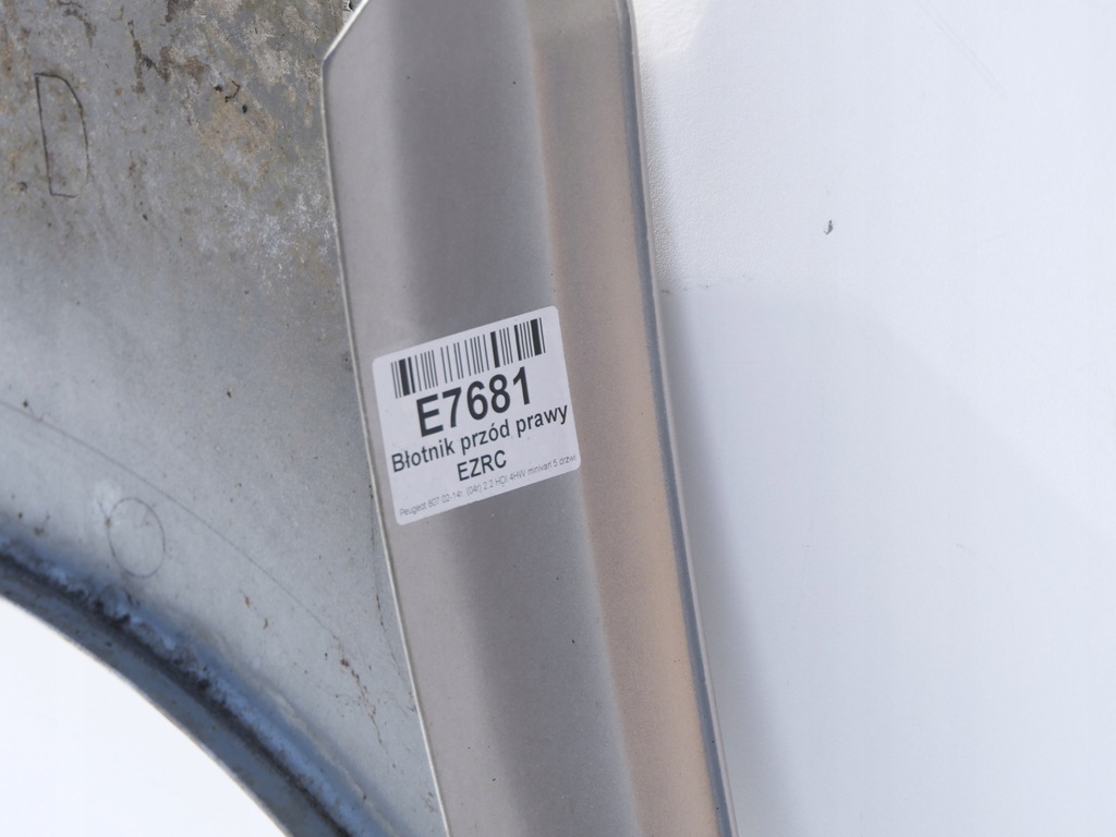 фото №11, Крыло перед правый передний правый ezrc peugeot 807 02-14r. 04r