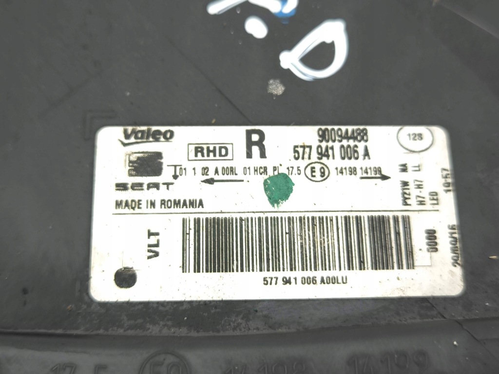 Seat ateca 2016 фара 90094488 в Украине