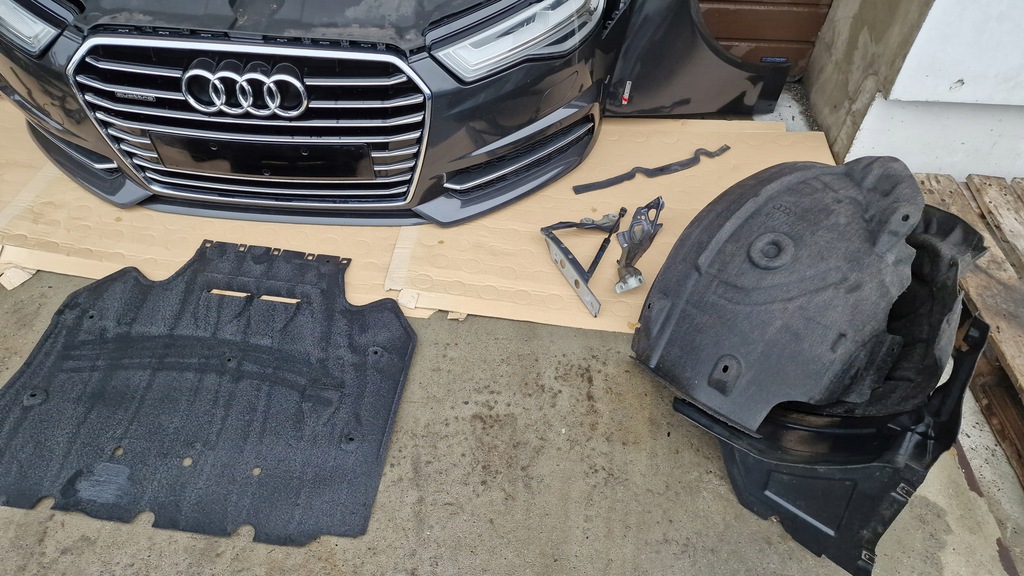 фото №6, Audi a6 c7 lift s-line full led kompletny перед бампер лампы капот lx7u