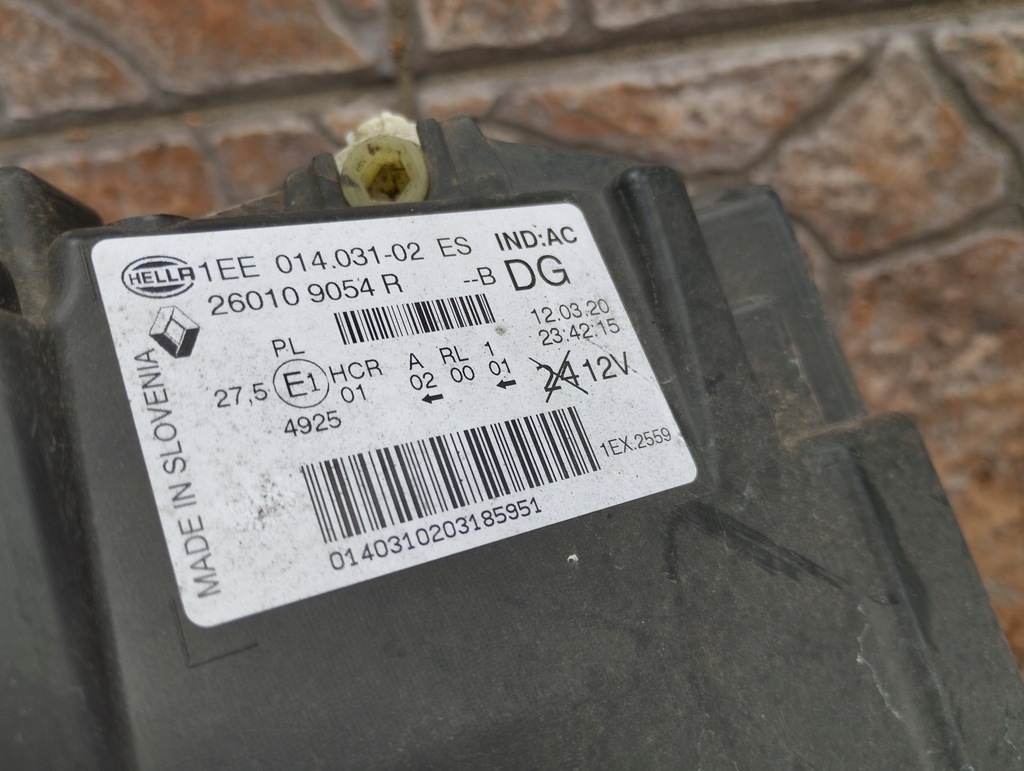 фото №9, Лампа права full led renault trafic iii 4 lift 2019-2021 260109054r