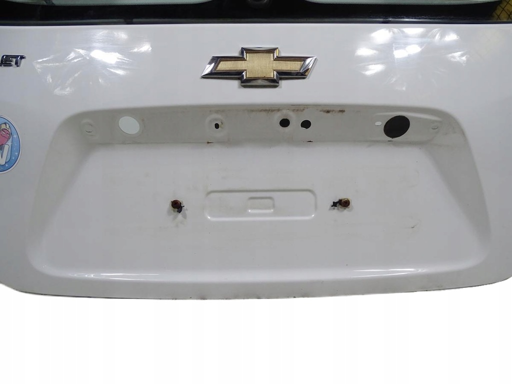фото №6, Кришка багажника задня задня + скло chevrolet aveo t300 hb 2011-2014 - білий