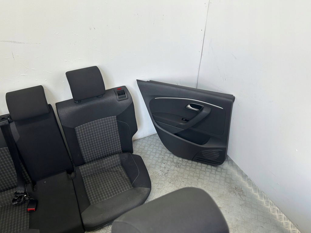 фото №8, Сиденье сиденья заднее сиденье обшивки комплект vw polo v 6r 6c 09-17 5d hb idealne!!