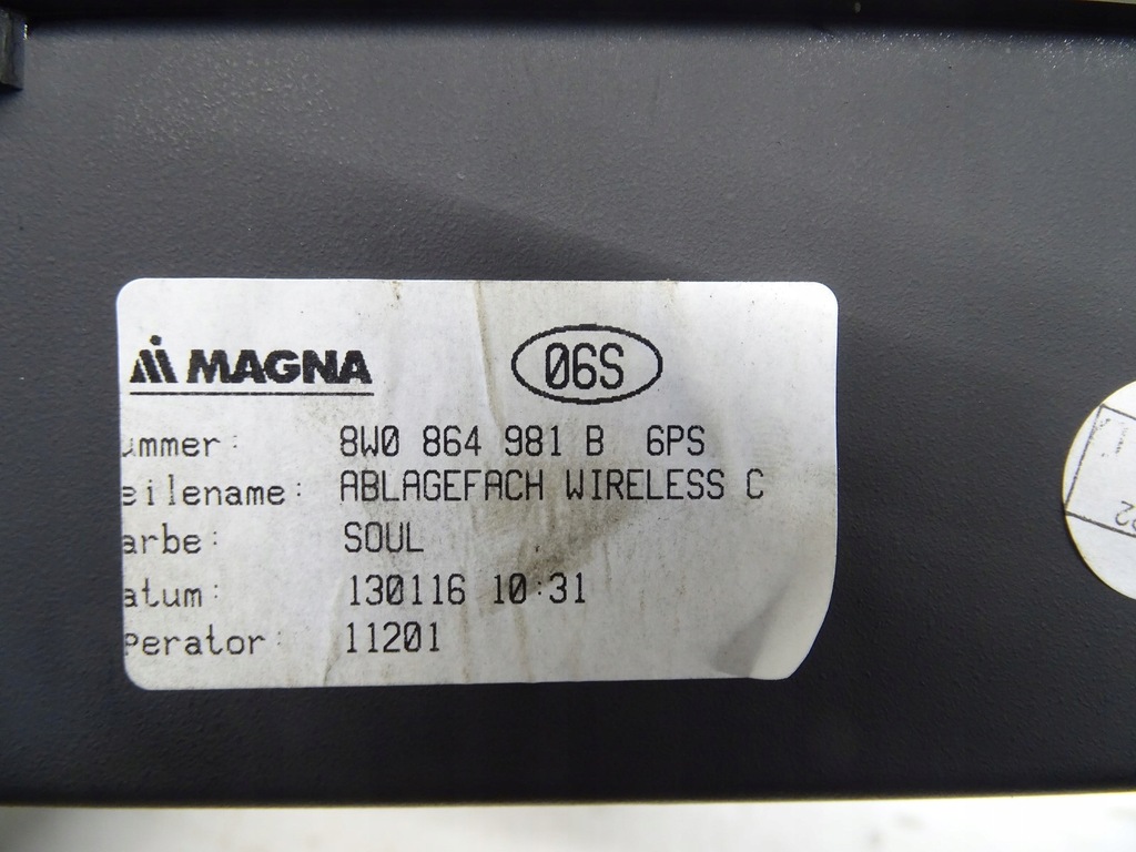 фото №7, Зарядний пристрій індукційна бардачок audi a4 b9 8w0864981b