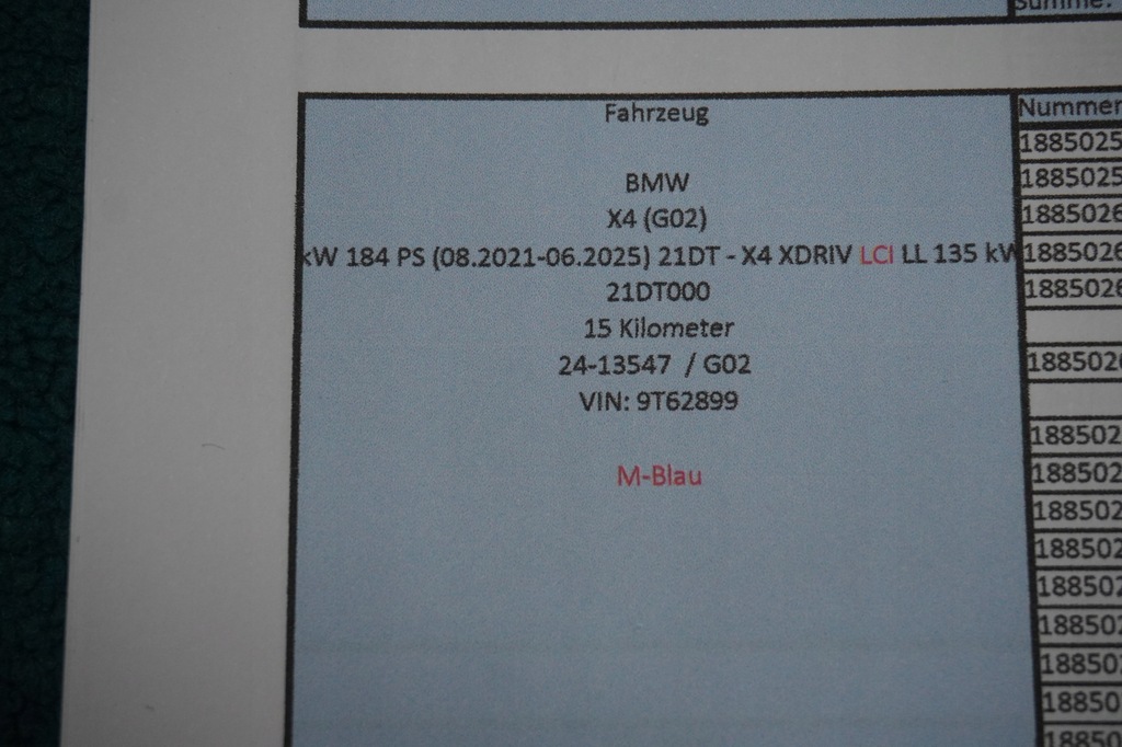 фото №10, Подвеска поворотный кулак амортизатор перед bmw x4 g02 6882597 15km